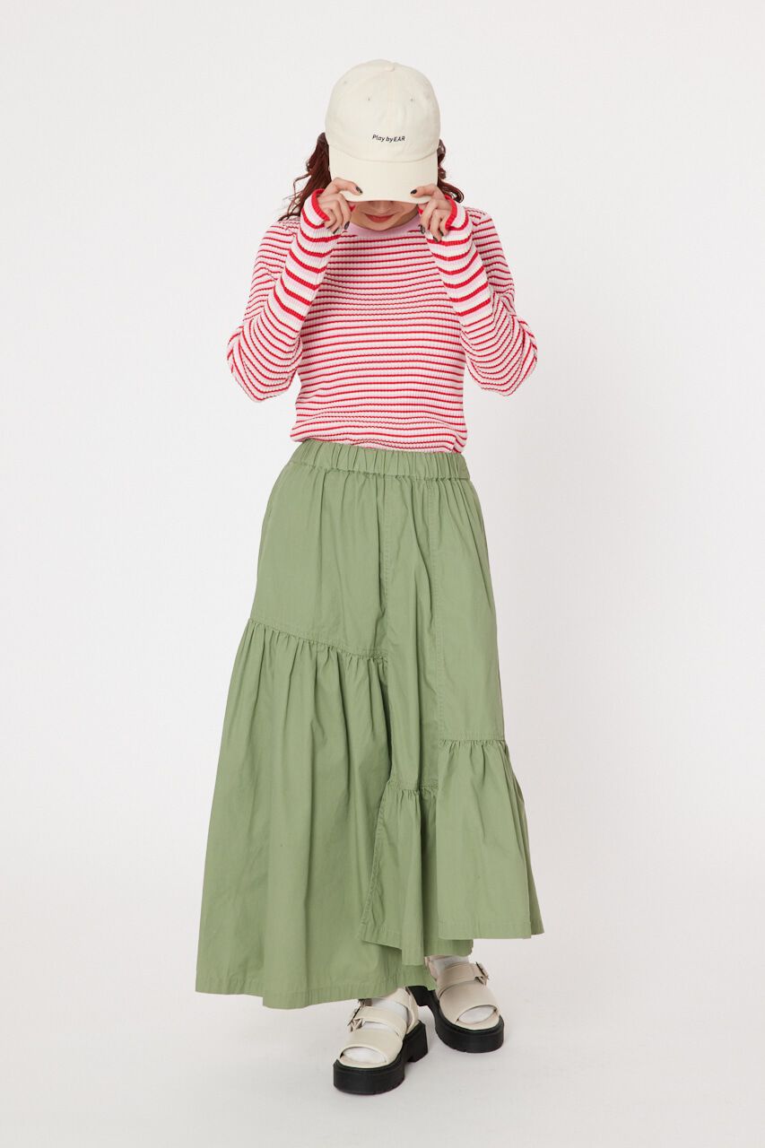 RODEO CROWNS「パターンボーダーニットトップス」|ニット・セーター|