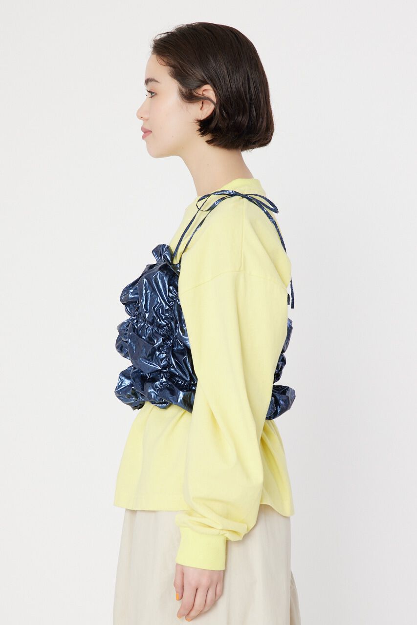 RODEO CROWNS「メタリックギャザーキャミソール」|キャミソール|