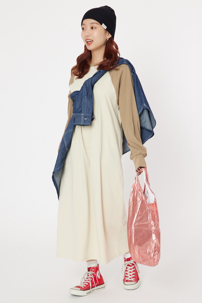 RODEO CROWNS「ラグランマキシワンピース」|ワンピース|