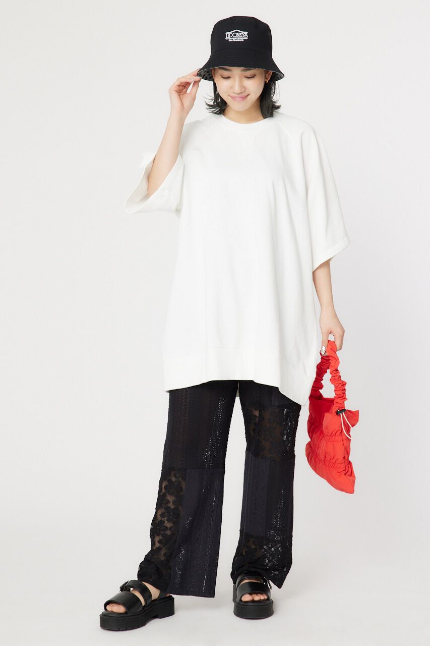 RODEO CROWNS「ミニ裏毛ピグメントビッグスウェットチュニック」|ワンピース|