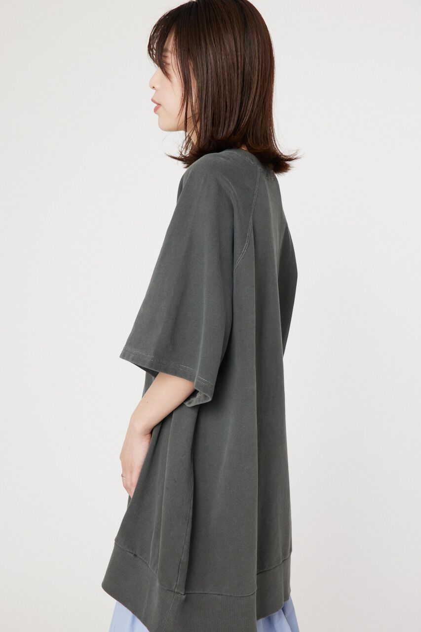 RODEO CROWNS「ミニ裏毛ピグメントビッグスウェットチュニック」|ワンピース|