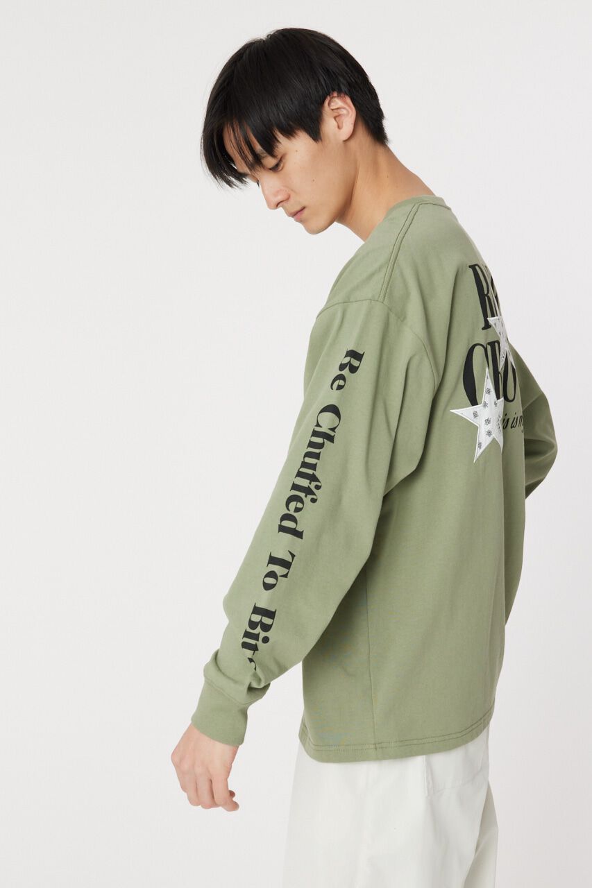 RODEO CROWNS「メンズバンダナスターアップリケL/S Tシャツ」|Tシャツ・カットソー|