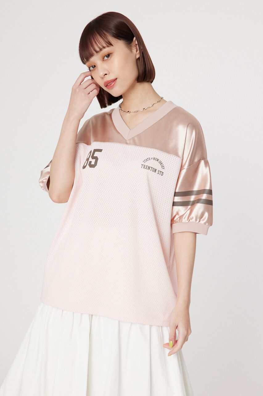 RODEO CROWNS「NJ85 ナンバートップス」|Tシャツ・カットソー|L/PNK1