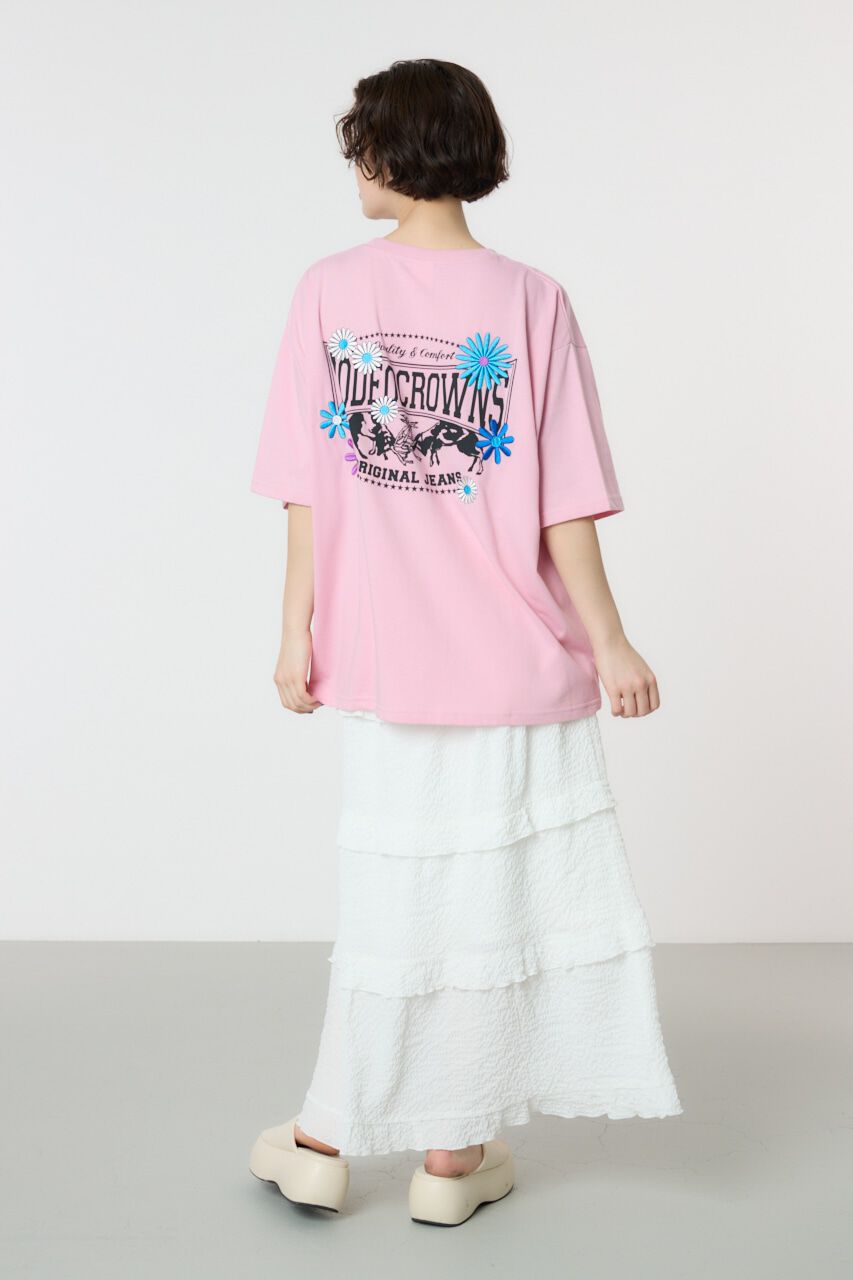 RODEO CROWNS「Flower Bloom Logo Tシャツ」|Tシャツ・カットソー|