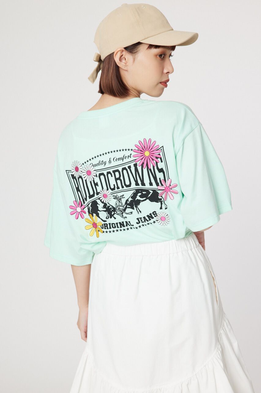 RODEO CROWNS「Flower Bloom Logo Tシャツ」|Tシャツ・カットソー|MINT