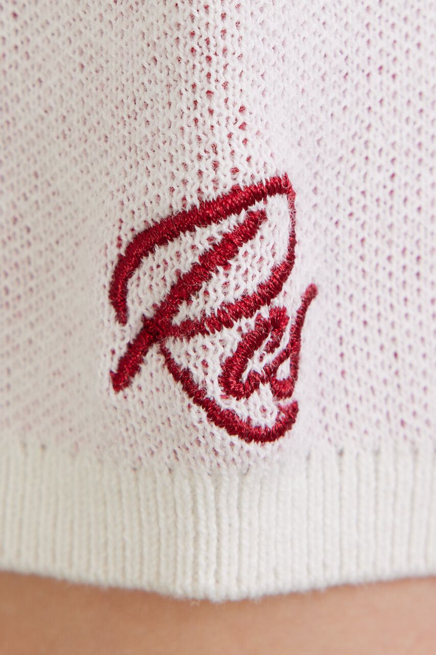 RODEO CROWNS「(JS)襟付きZIP KNITトップス」|ニット・セーター|