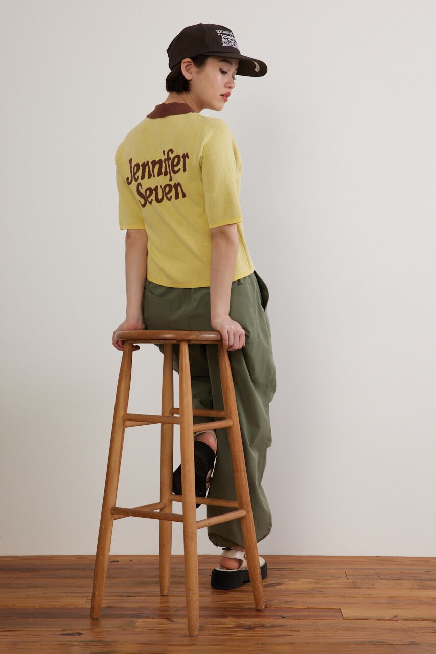 RODEO CROWNS「(JS)襟付きZIP KNITトップス」|ニット・セーター|