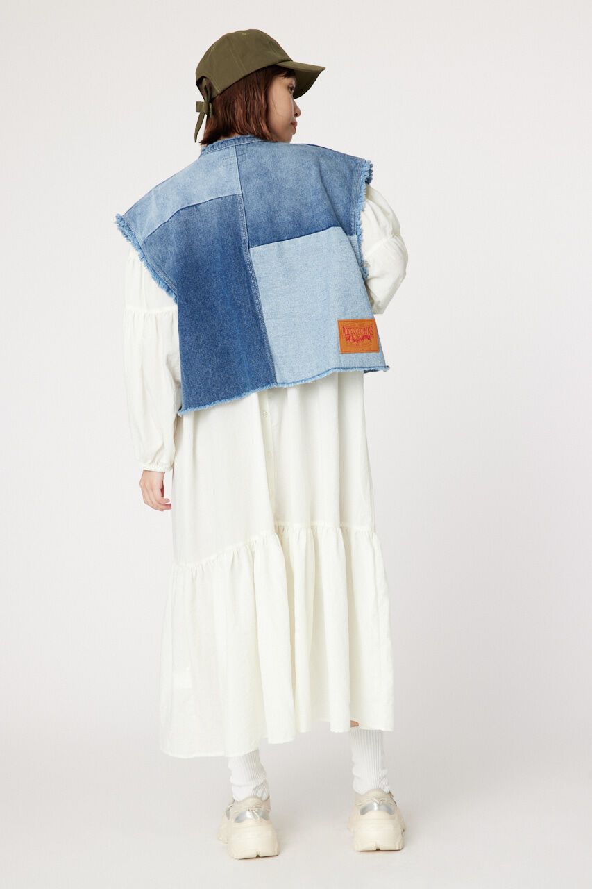 RODEO CROWNS「リメイクデニムベスト」|シャツ・ブラウス|