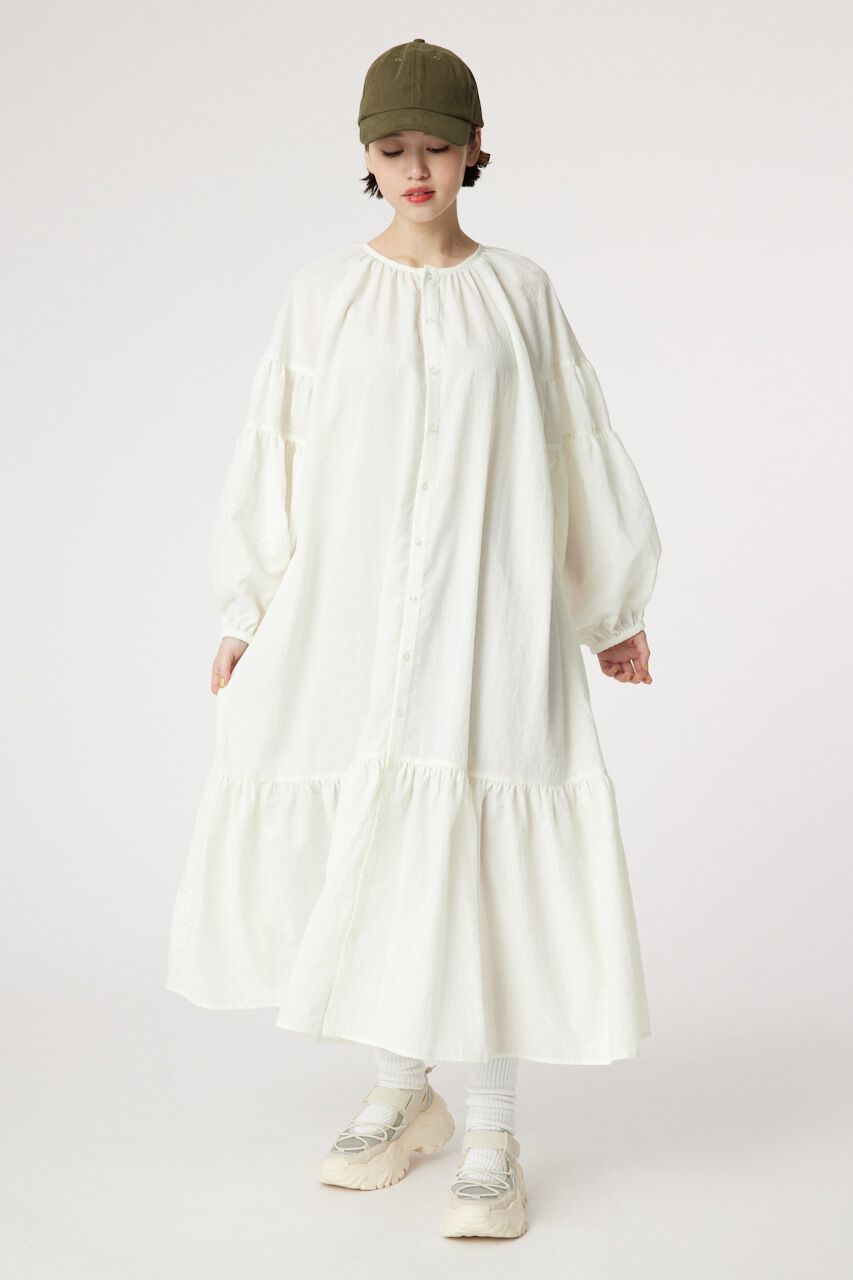 RODEO CROWNS「カフタンティアードワンピース」|ワンピース|O/WHT1