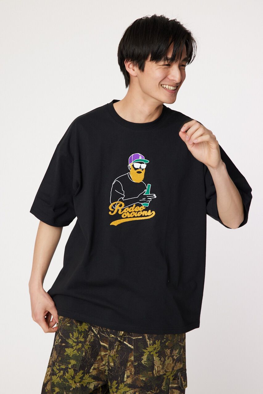 RODEO CROWNS「ヒゲサガラ Tシャツ」|Tシャツ・カットソー|BLK