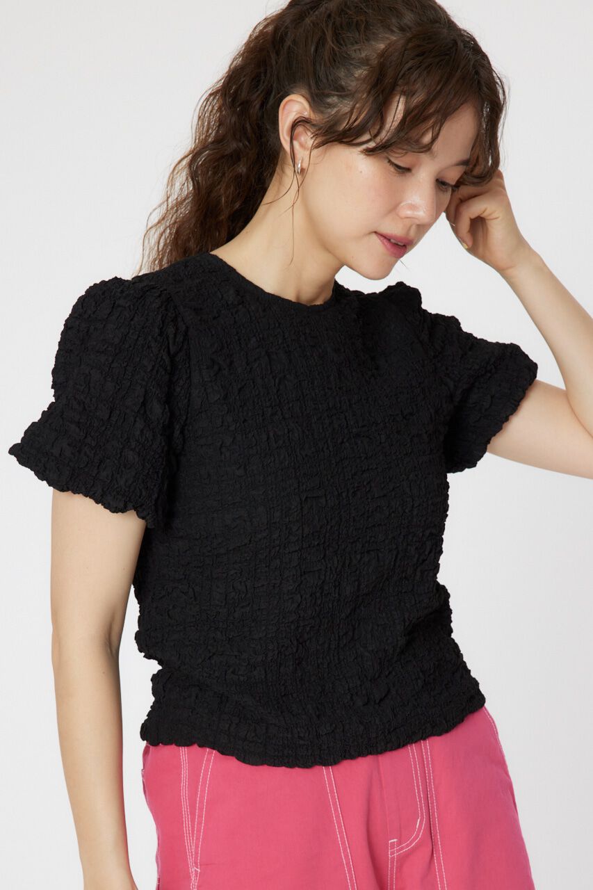 RODEO CROWNS「ワッシャーボリュームトップス」|シャツ・ブラウス|BLK