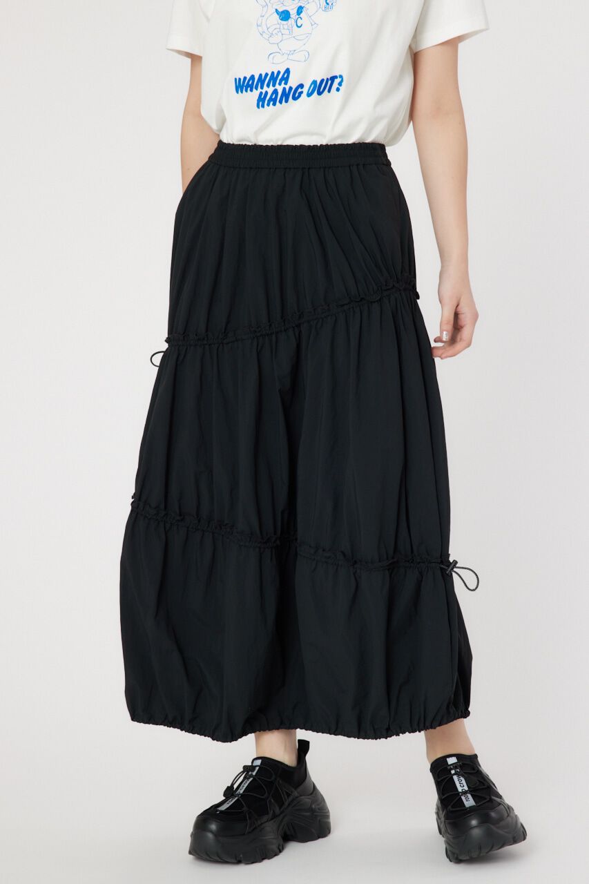 RODEO CROWNS「W/R スピンドル ティアードスカート」|スカート|