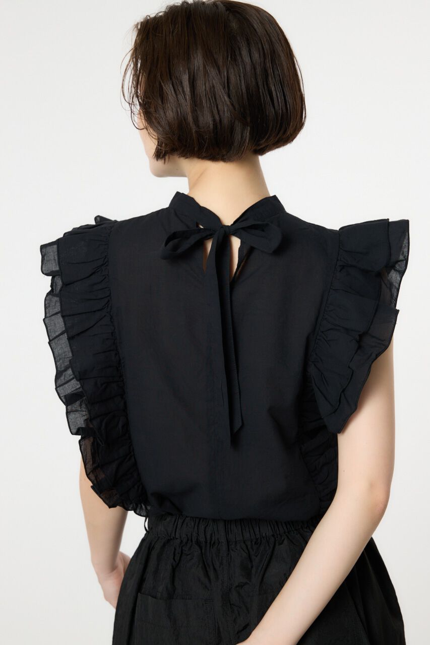 RODEO CROWNS「ノースリーブフリルブラウス」|タンクトップ|