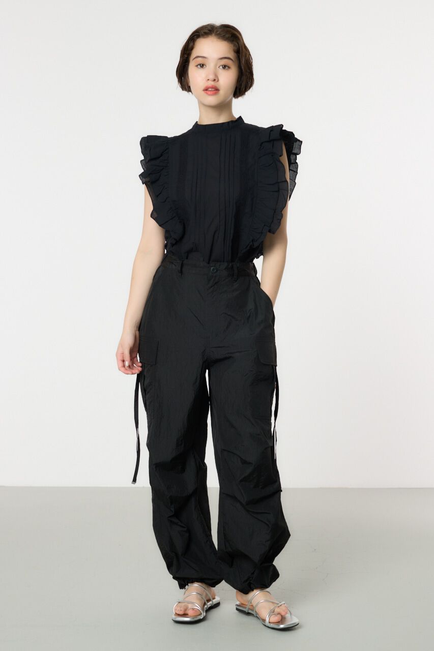 RODEO CROWNS「ノースリーブフリルブラウス」|タンクトップ|