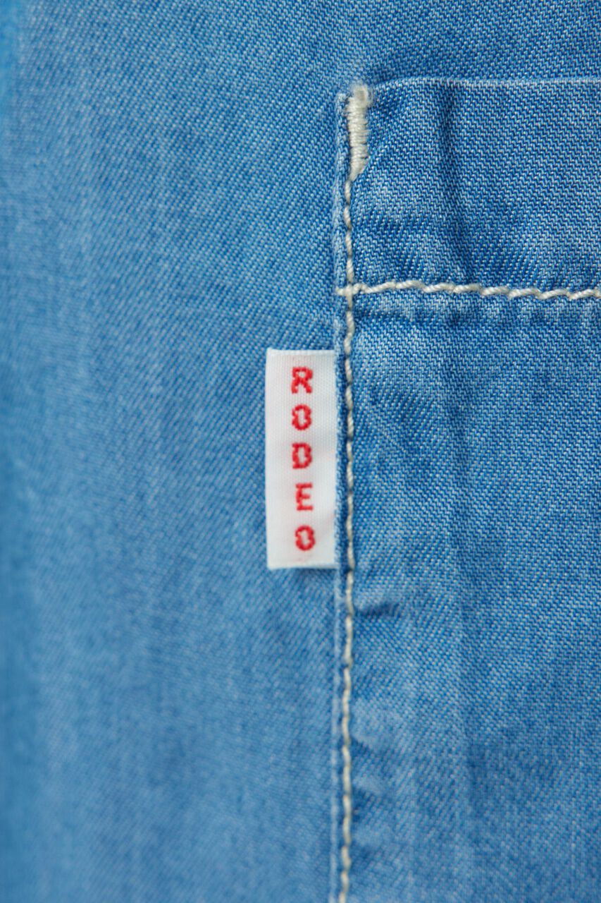 RODEO CROWNS「Supple DENIM サロペット」|ワンピース|