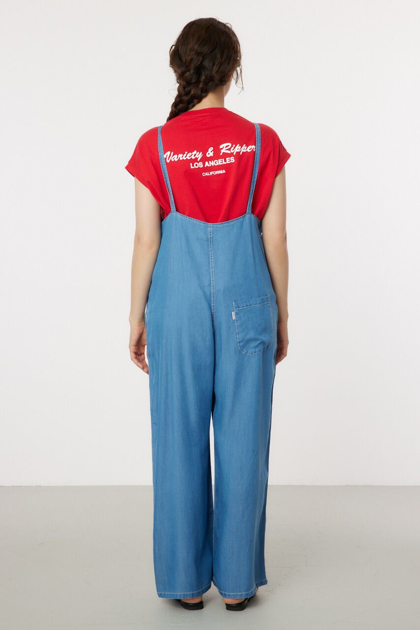 RODEO CROWNS「Supple DENIM サロペット」|ワンピース|
