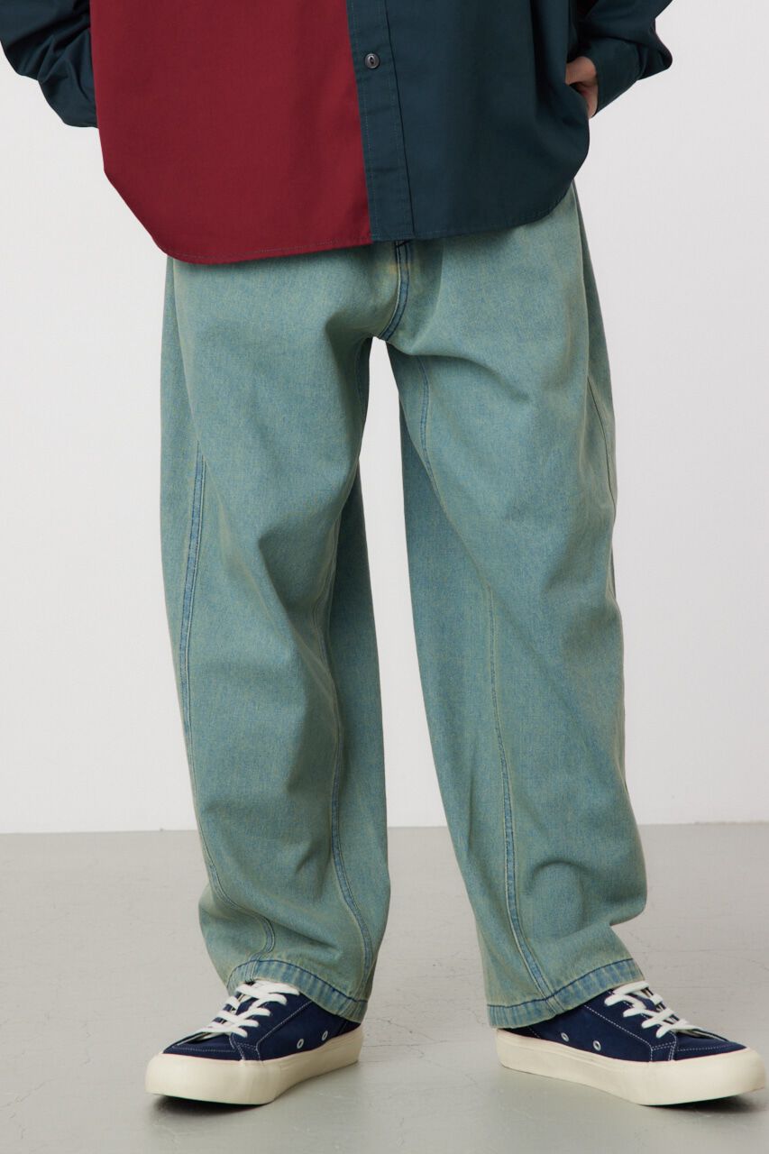 RODEO CROWNS「curve denim pants」|デニム|L/BLU1