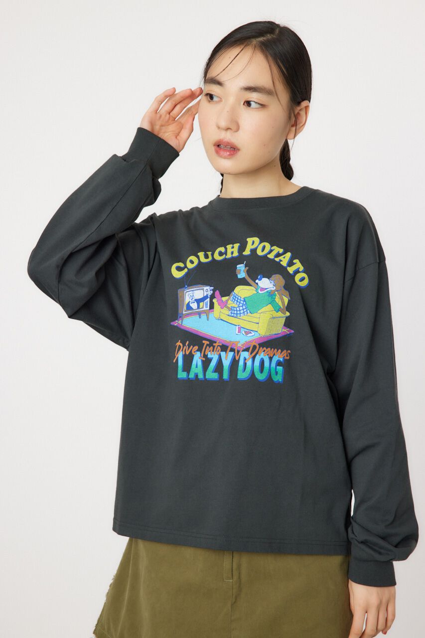 RODEO CROWNS「COUCH POTATO ロングスリーブTシャツ」|Tシャツ・カットソー|