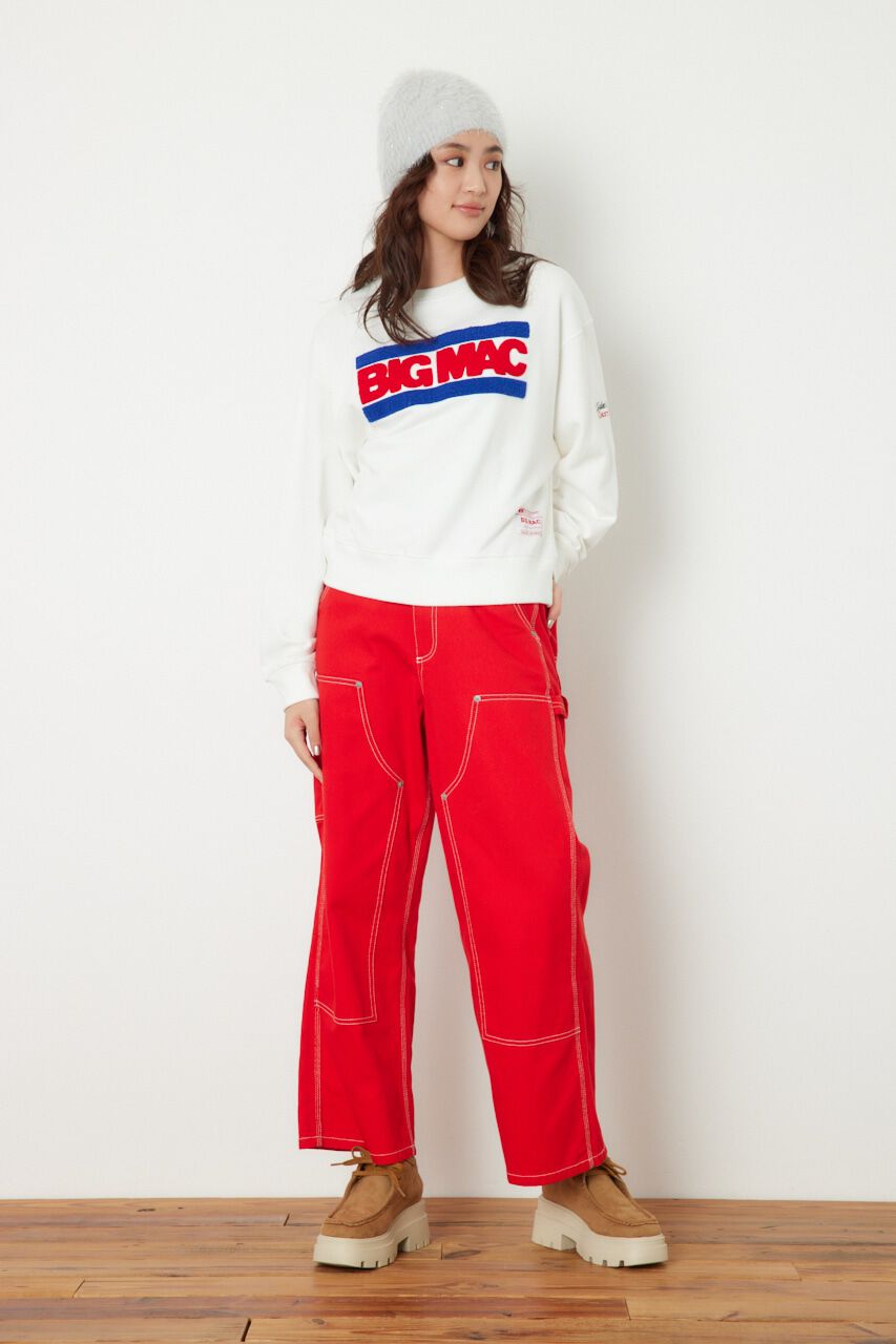 RODEO CROWNS「LOGO スウェットトップス」|パーカー|O/WHT1