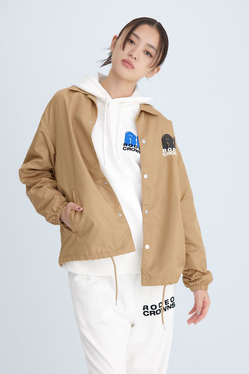 RODEO CROWNS「Balloon LOGO コーチジャケット」|ブルゾン・スタジャン|