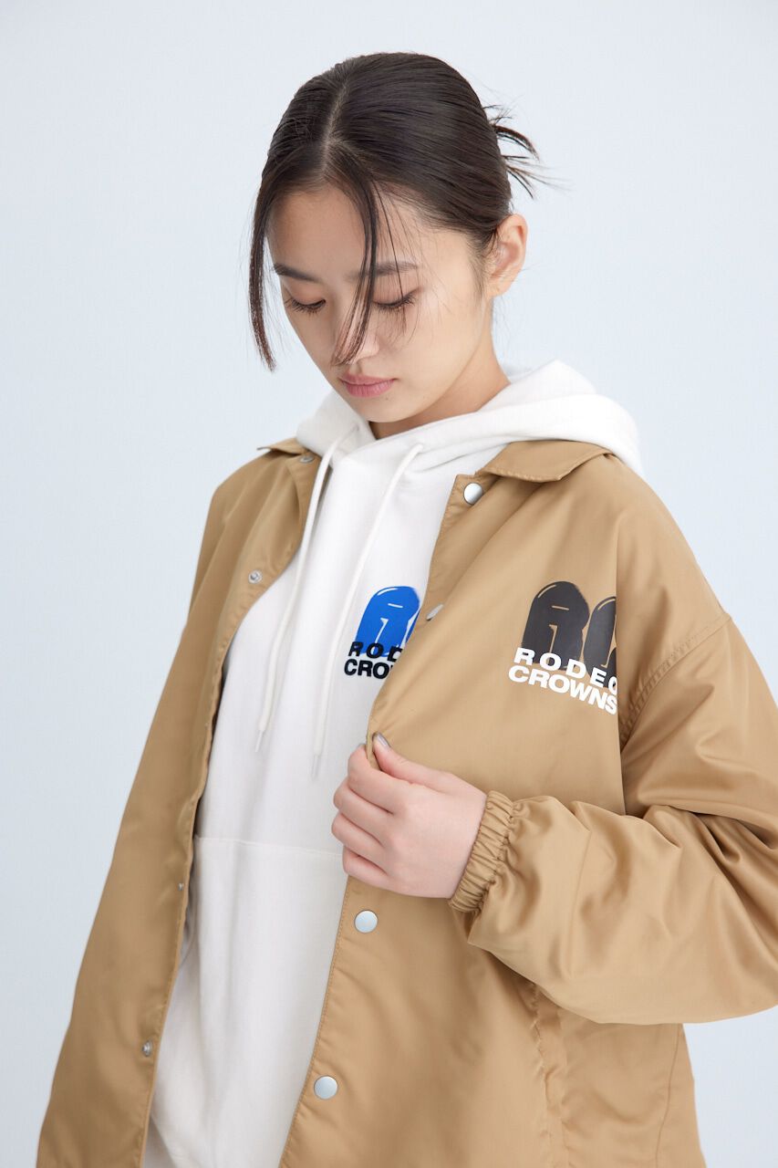 RODEO CROWNS「Balloon LOGO コーチジャケット」|ブルゾン・スタジャン|