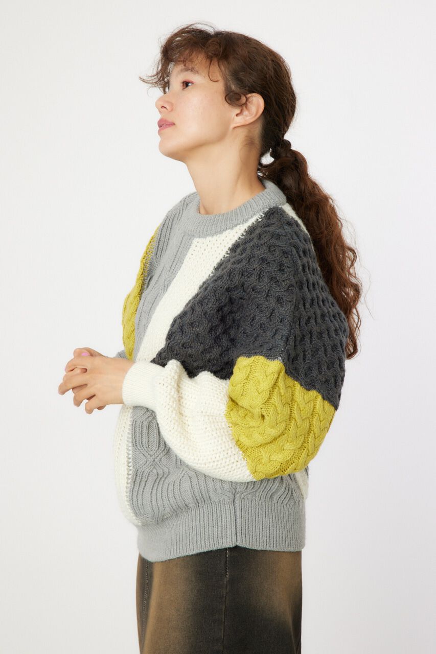 RODEO CROWNS「クレイジーパターンニットトップス」|ニット・セーター|