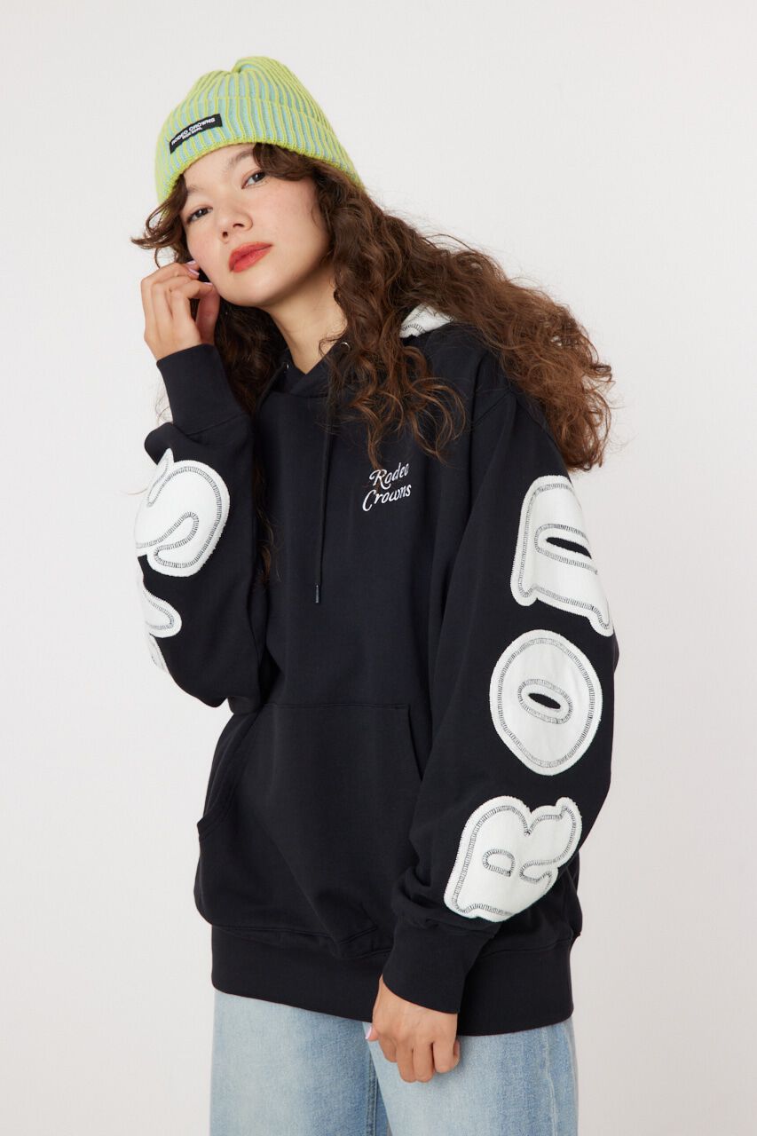 RODEO CROWNS「リバースパッチLOGOパーカー」|パーカー|