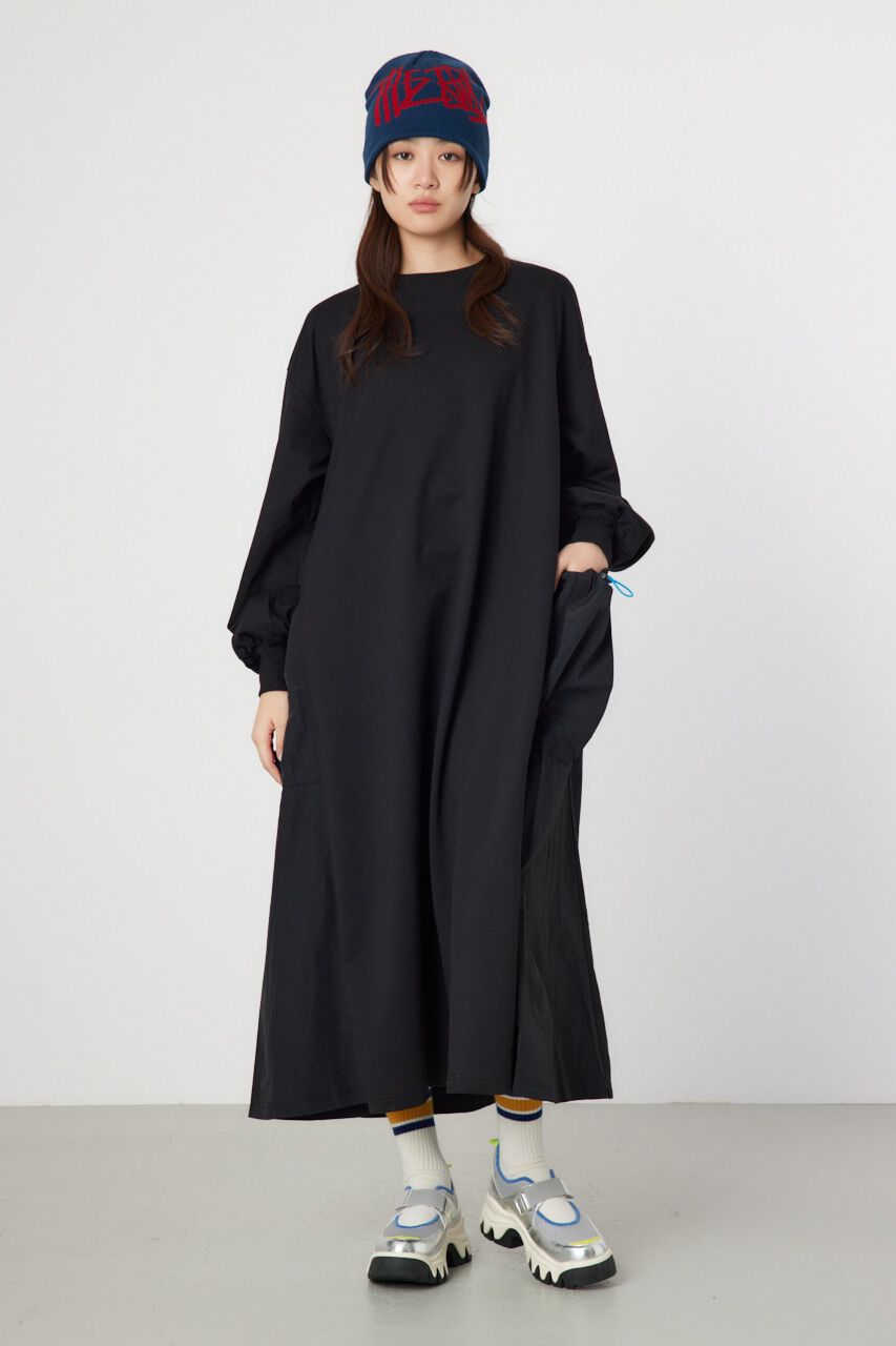 RODEO CROWNS「ナイロンドッキングマキシワンピース」|ワンピース|