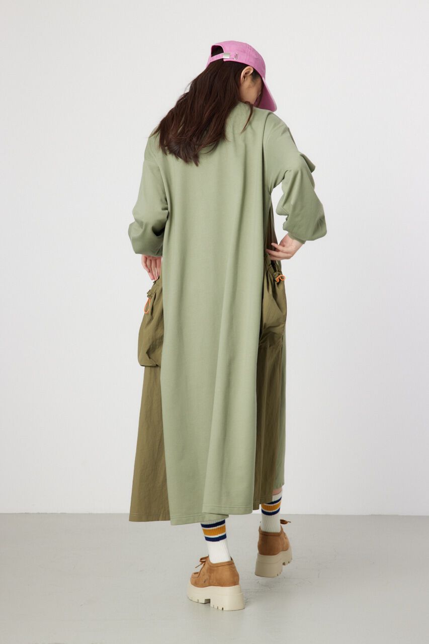 RODEO CROWNS「ナイロンドッキングマキシワンピース」|ワンピース|