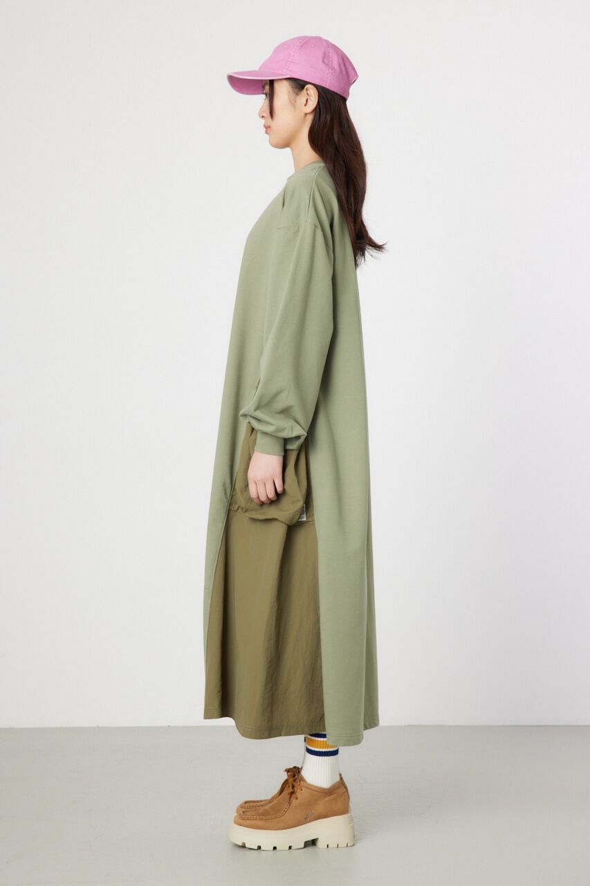 RODEO CROWNS「ナイロンドッキングマキシワンピース」|ワンピース|