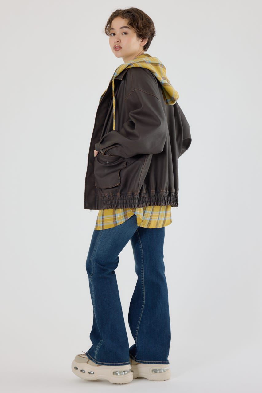 RODEO CROWNS「ヴィンテージフェイクレザーブルゾン」|その他|