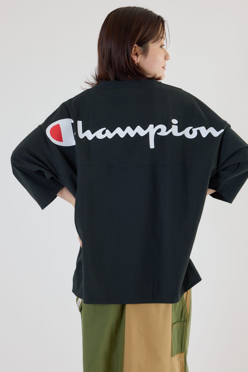 RODEO CROWNS「Champion Vネック7分袖トップス」|パーカー|