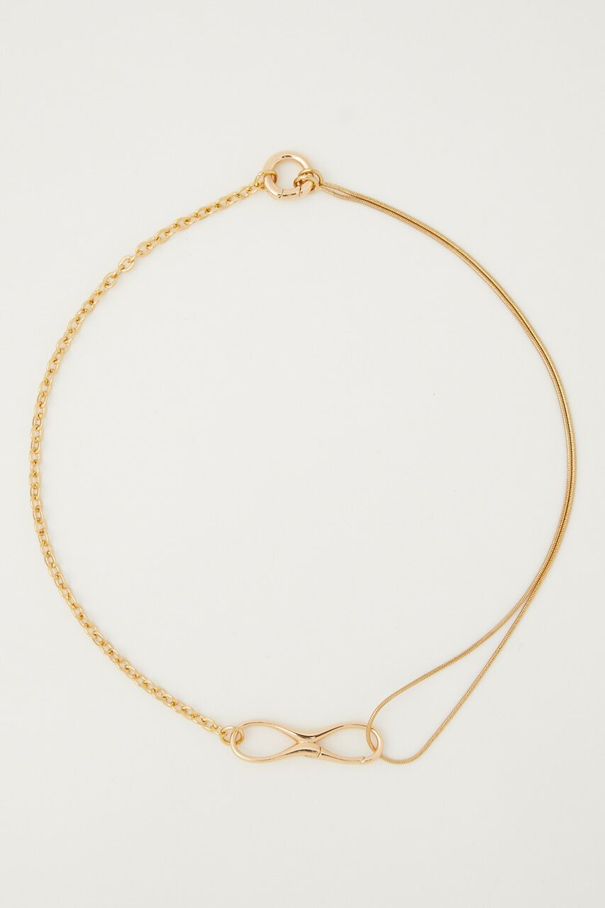 SLY「MANYWAY CURVE METAL COMBI ネックレス」|ネックレス|GLD