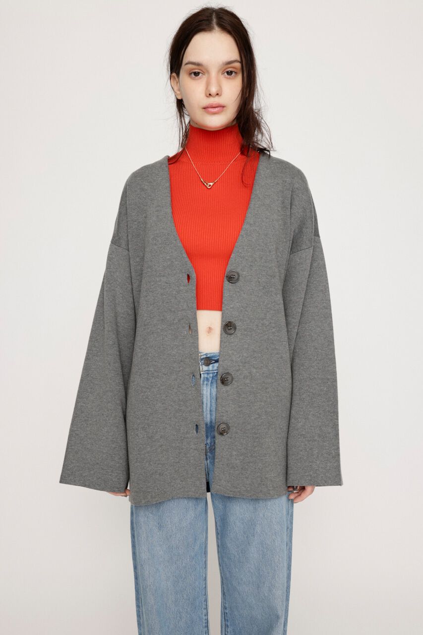 SLY「WASHABLE V／N HG カーディガン」|カーディガン|T.GRY