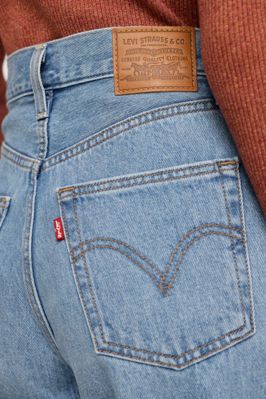 SLY「LEVI&rsquo;S別注 RIBCAGE WIDE LEG」|デニム|