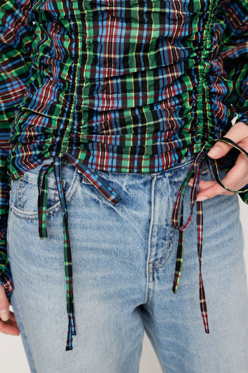 SLY「CUT OUT VOLUME SLEEVE トップス」|シャツ・ブラウス|