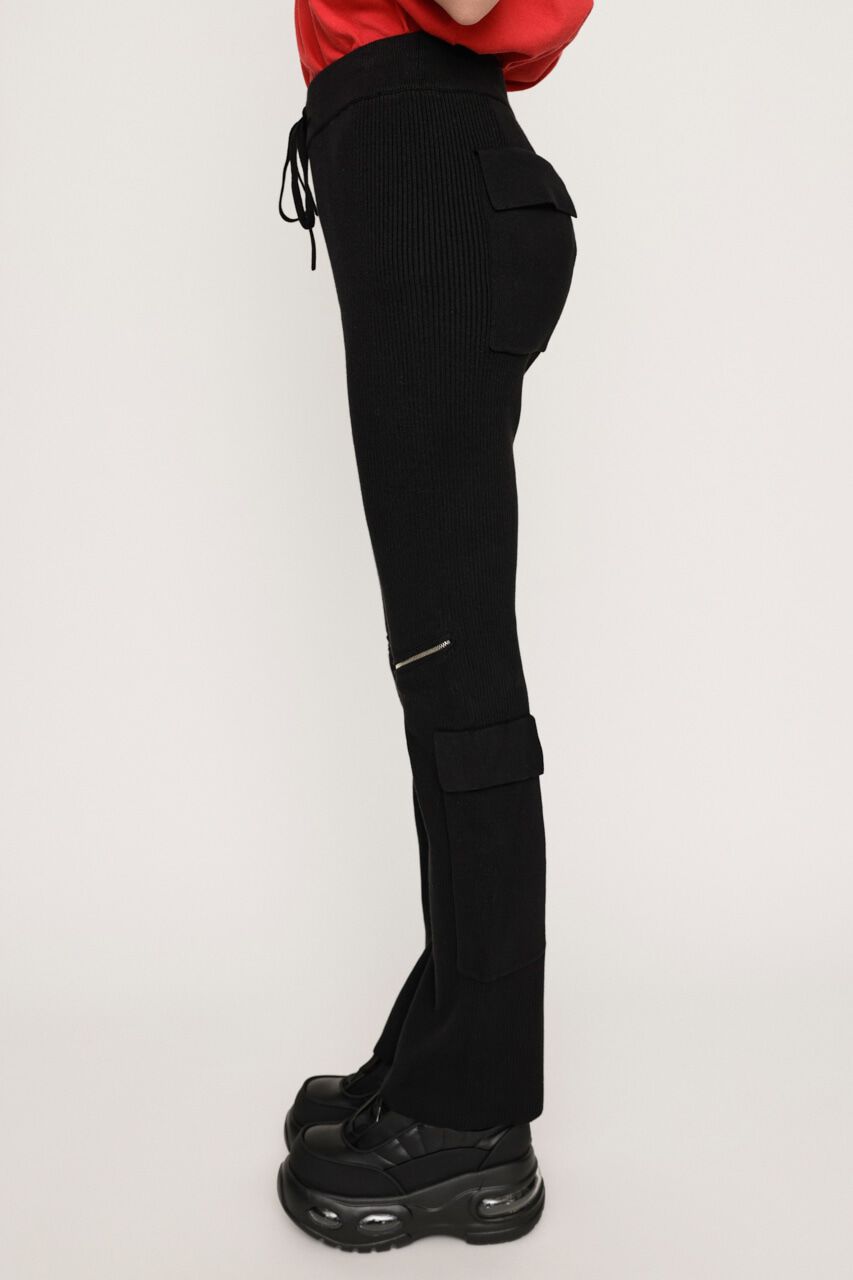 SLY「KNEE ZIP KNIT FLARE パンツ」|その他|