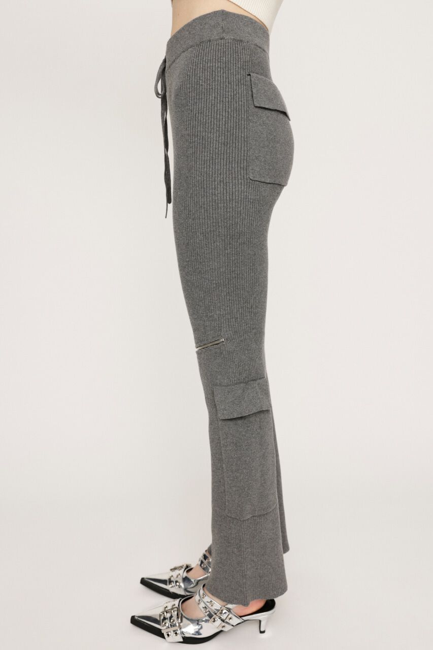 SLY「KNEE ZIP KNIT FLARE パンツ」|その他|