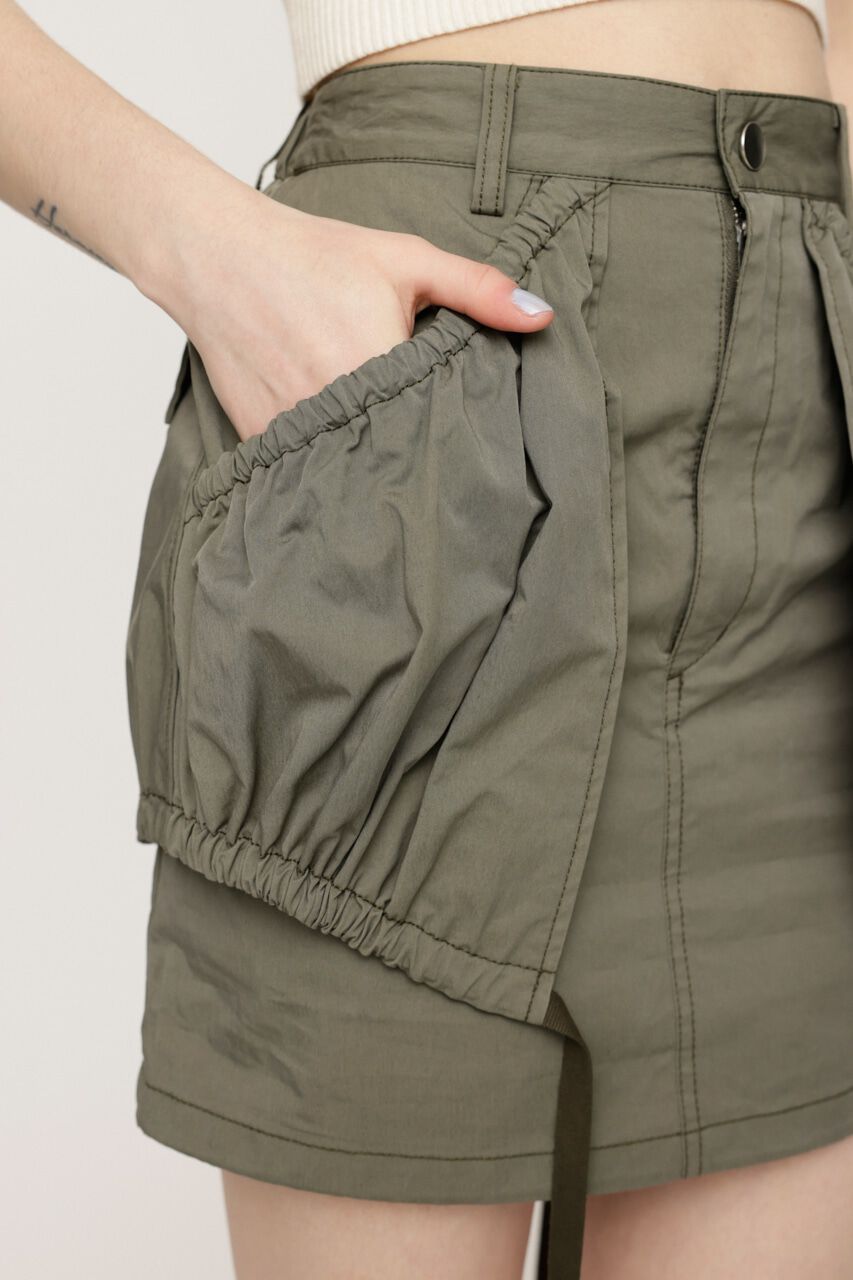 SLY「SHIRRING PK ショートスカート」|スカート|