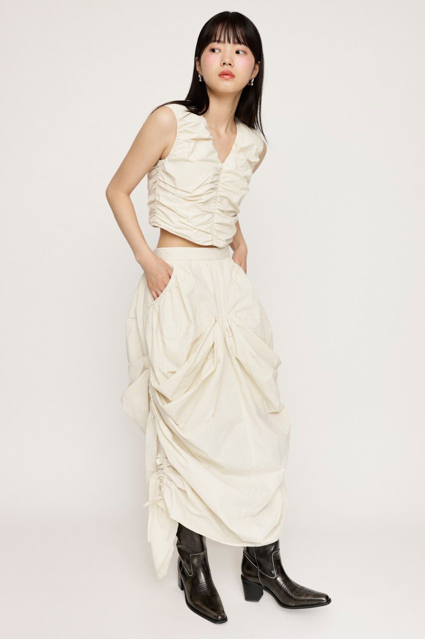 SLY「FLOWING DRAPE 3D スカート」|スカート|