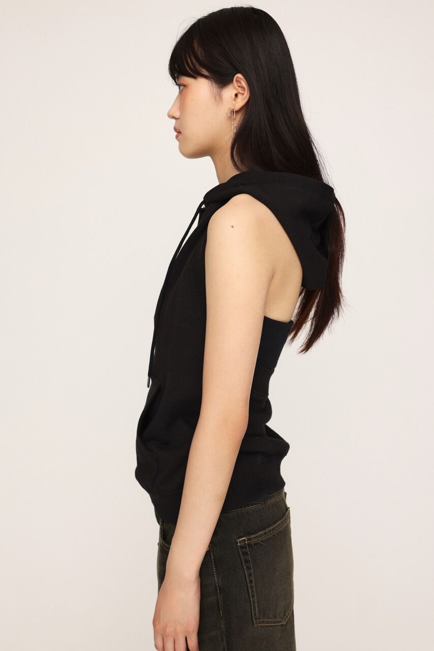 SLY「BACK OPEN HOODIE」|パーカー|