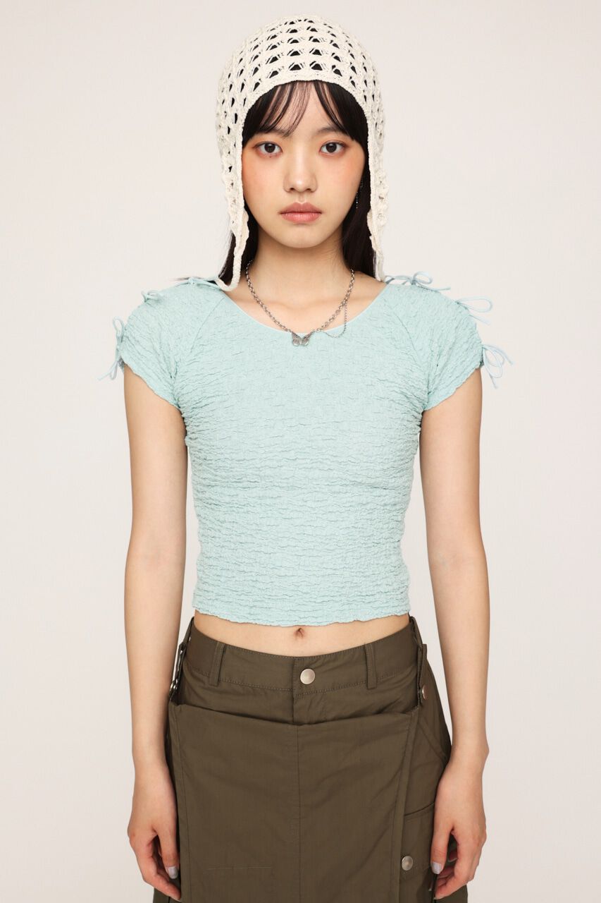 SLY「2WAY RIBBON JQ トップス」|Tシャツ・カットソー|