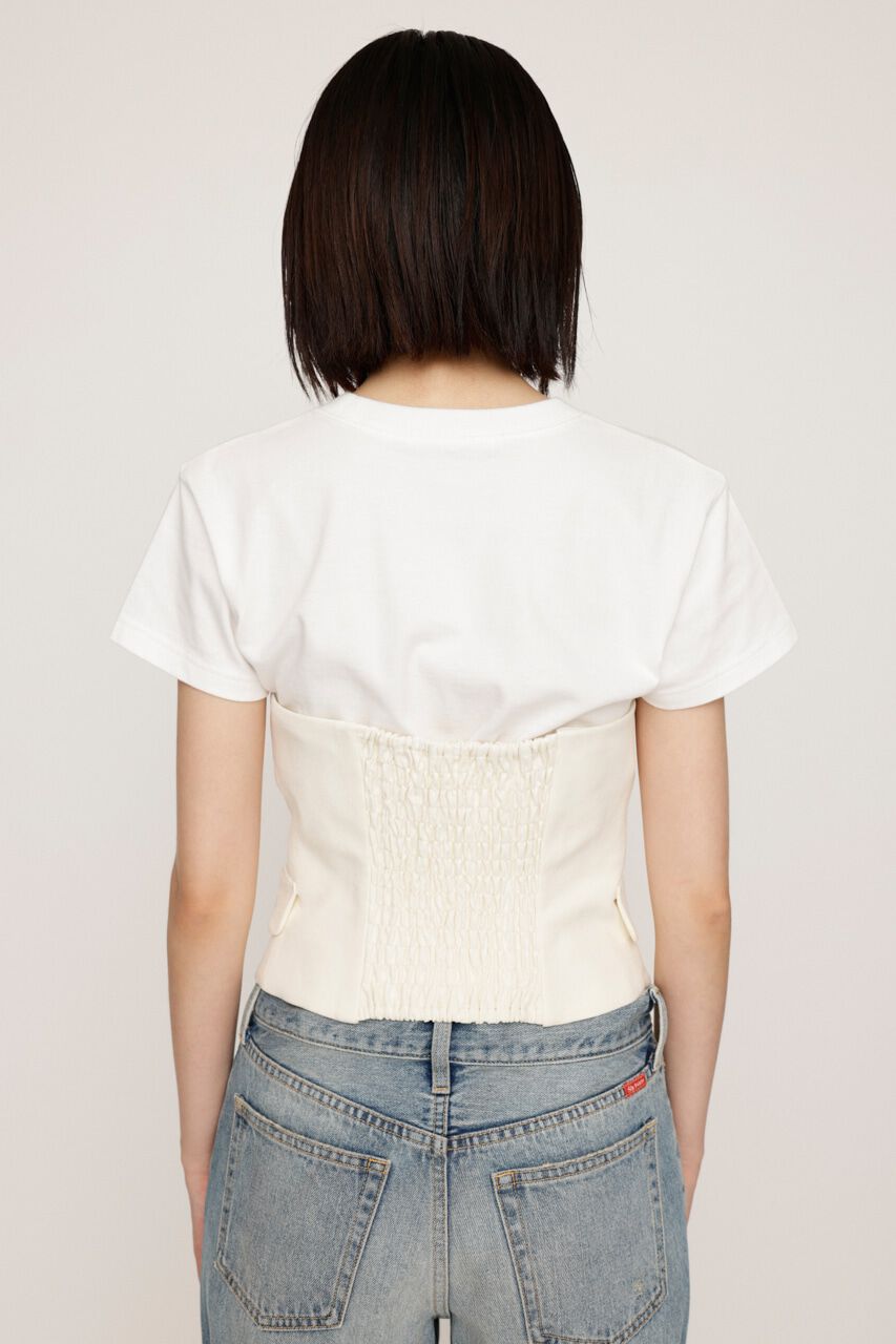 SLY「FRONT ZIP TIDY BUSTIER」|キャミソール|