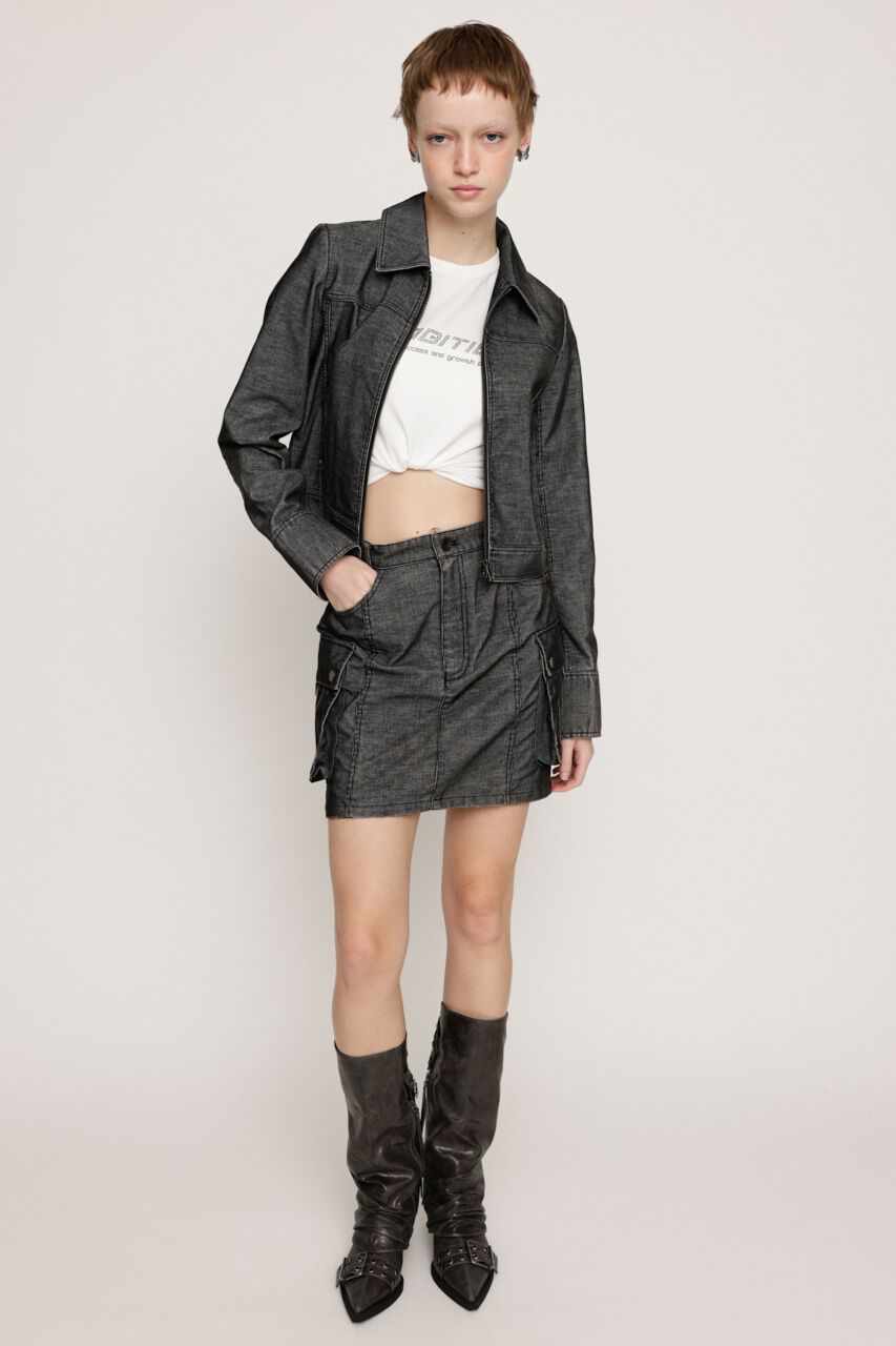 SLY「RHINESTONE COMPACT LOGO Tシャツ」|Tシャツ・カットソー|