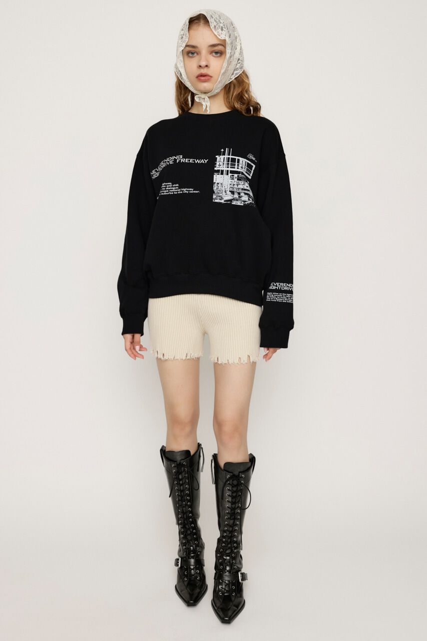 SLY「PHOTO LOGO SW トップス」|Tシャツ・カットソー|