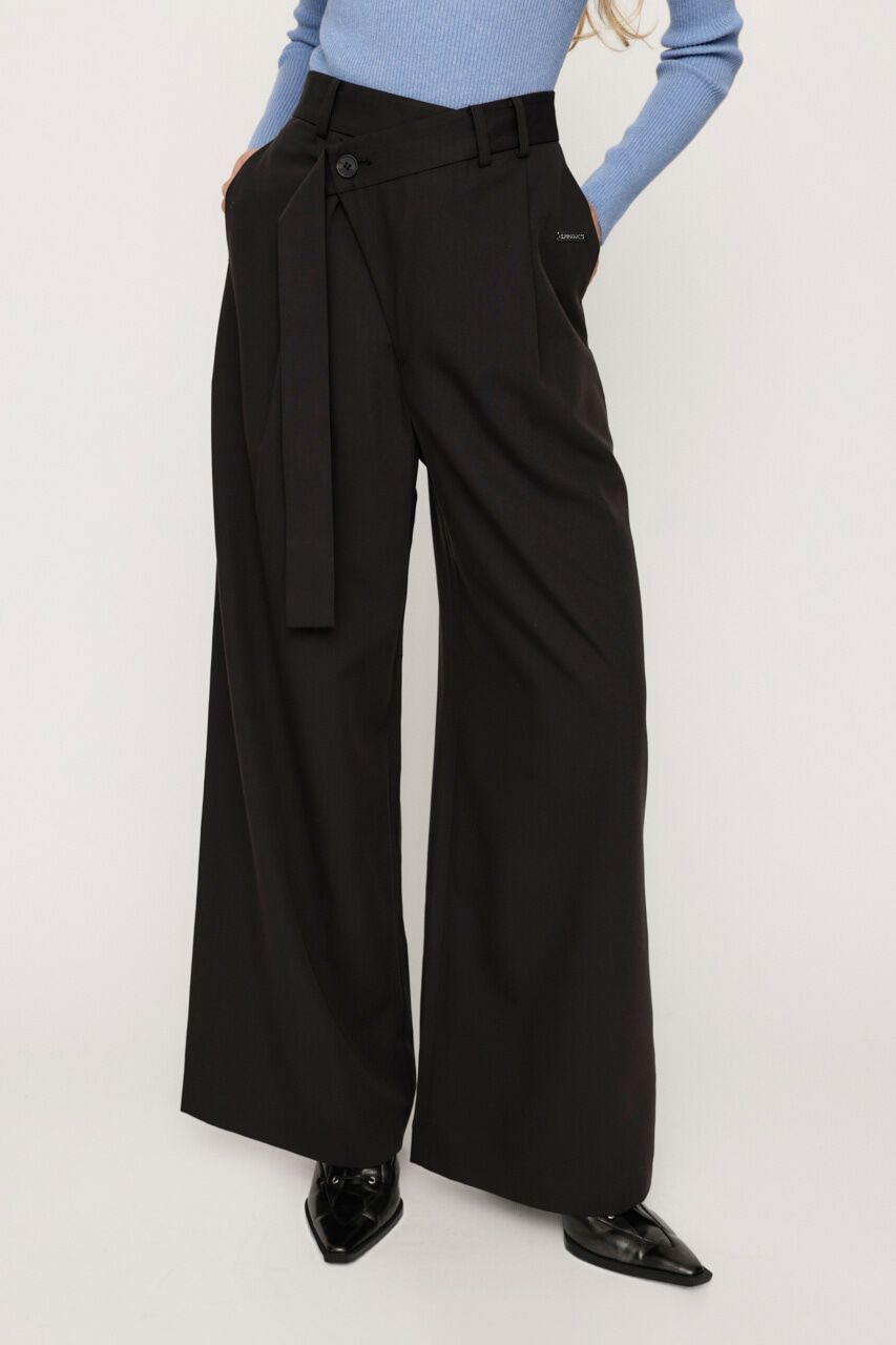 SLY「TWIST 2TUCK TROUSERS」|その他|BLK