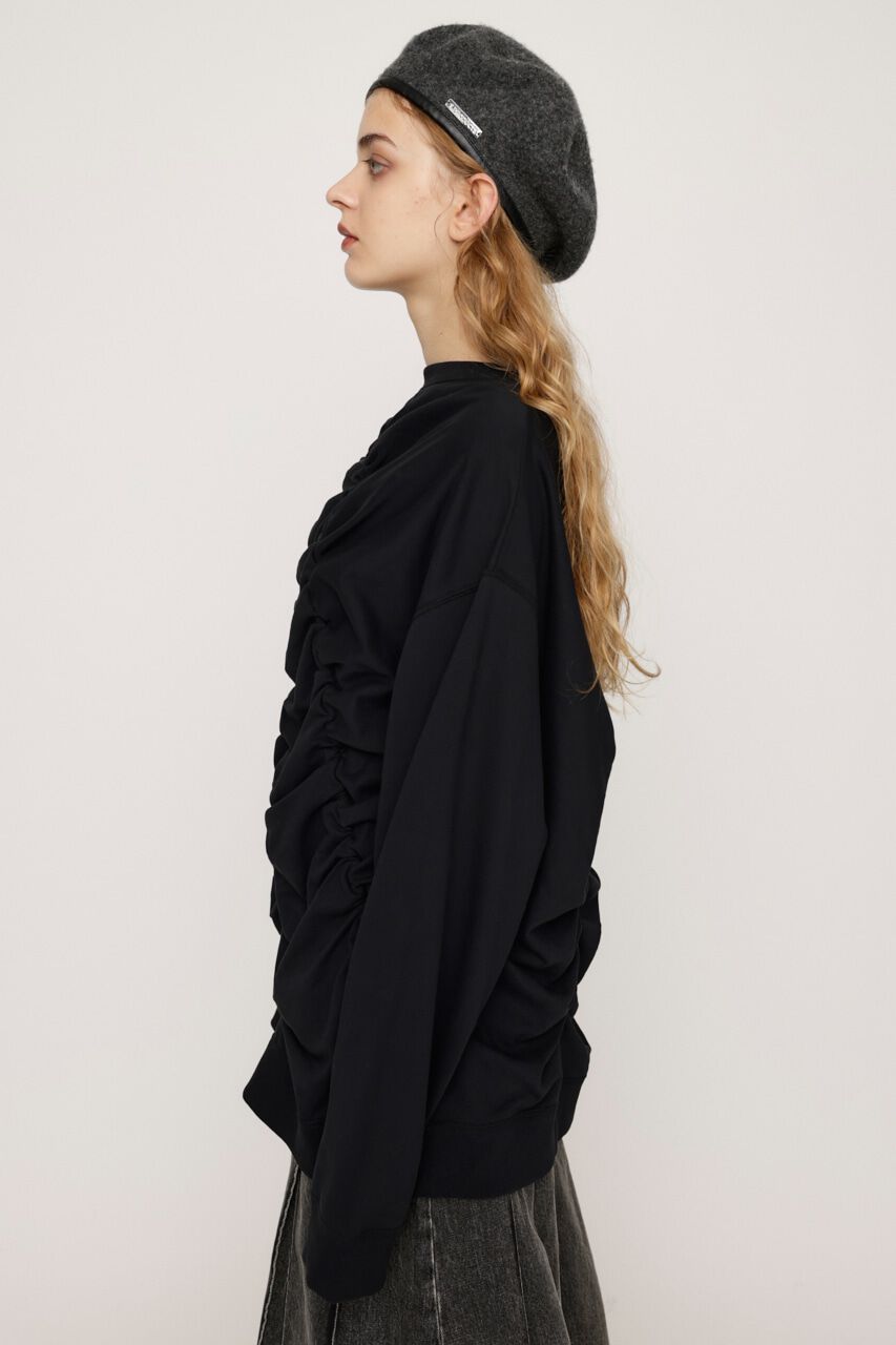 SLY「SHIRRING OVER SW トップス」|Tシャツ・カットソー|