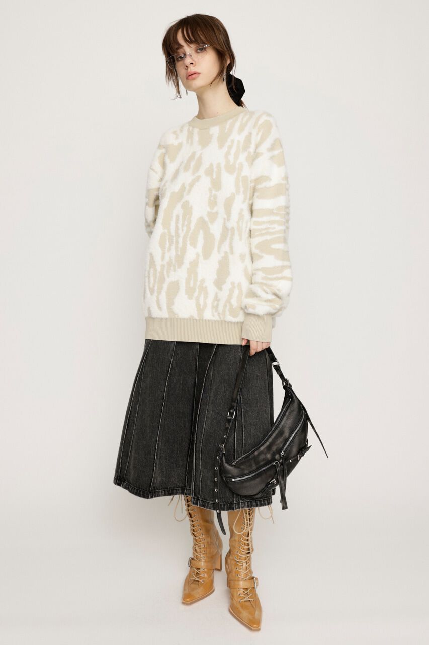 SLY「LEOPARD MOLLE JQ トップス」|ニット・セーター|