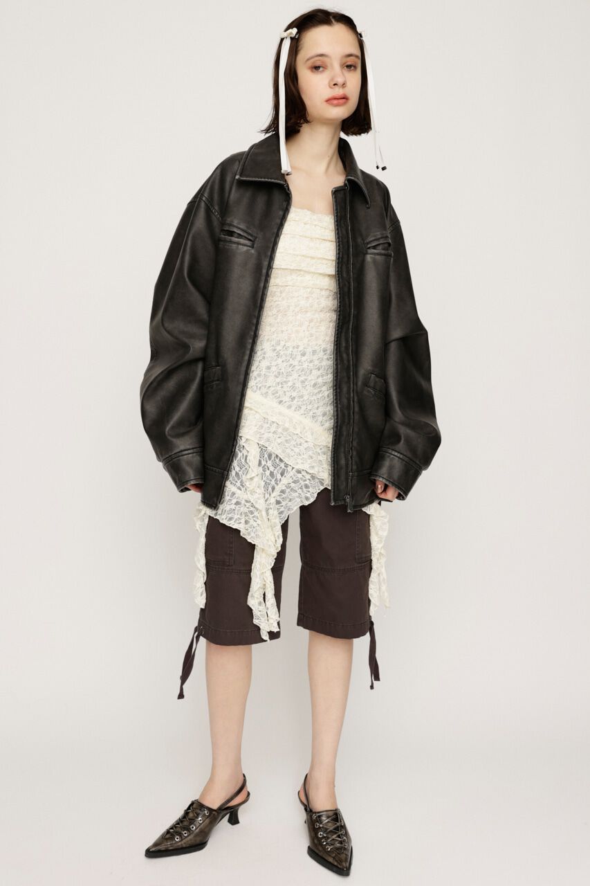 SLY「TUCKED LACE RUFFLE キャミソール」|キャミソール|IVOY3