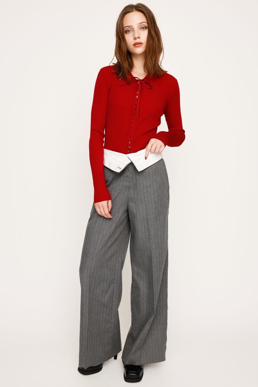 SLY「2WAY CUT OUT MANNISH パンツ」|その他|